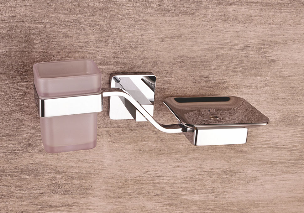 SOAP DISH & TUMBLER HOLDER
